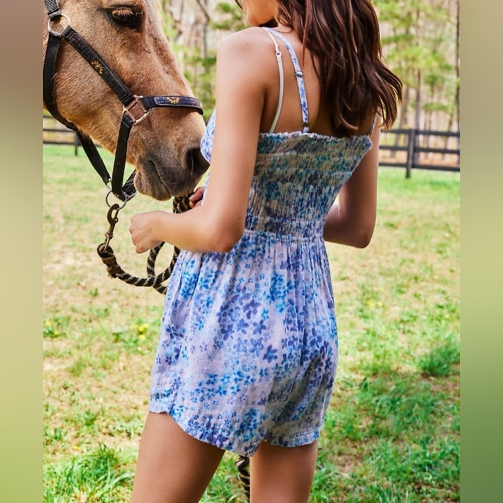 NWOT Free People One Sammi Romper 100% Cotton size XS - Picture 3 of 10